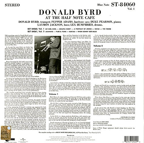 Byrd, Donald/At The Half Note Caf? [LP]