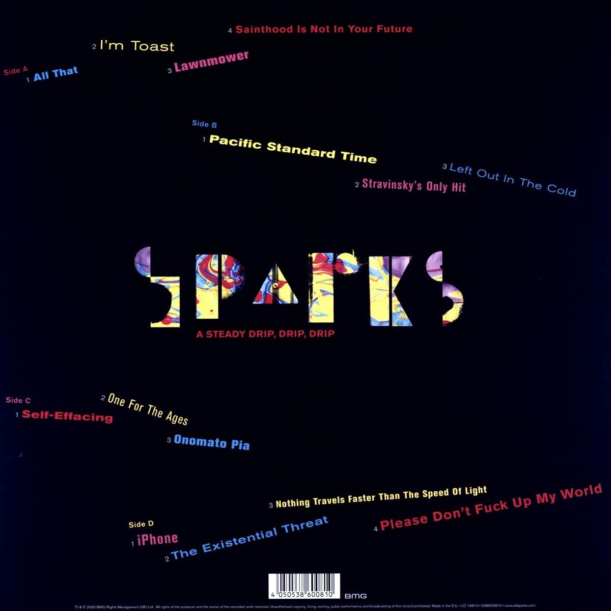 Sparks/A Steady Drip, Drip, Drip (Coloured Vinyl) [LP]