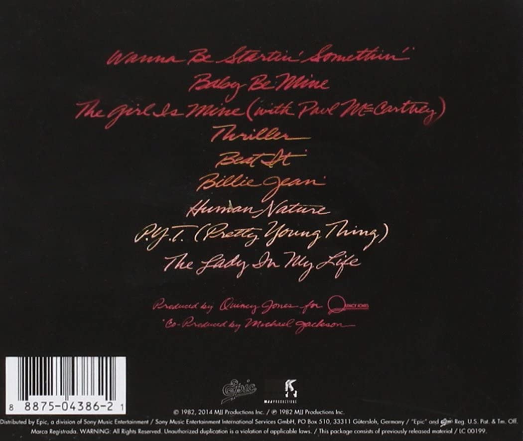 Jackson, Michael/Thriller [CD]