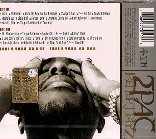 2Pac/Better Dayz [CD] – Taz Records