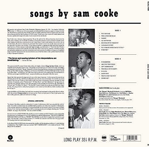 Cooke, Sam/Songs By Sam Cooke [LP]