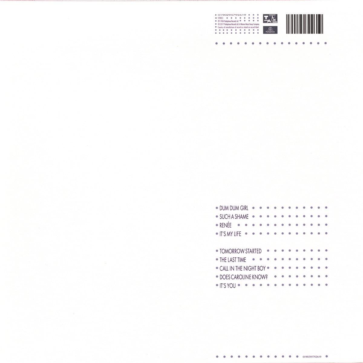 Talk Talk/It's My Life [LP]