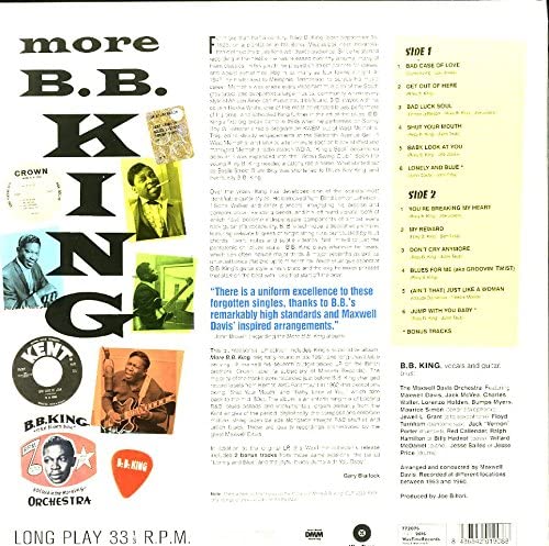 King, B.B./More B.B King [LP]