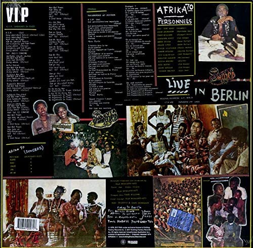 Kuti, Fela/V.I.P. [LP]