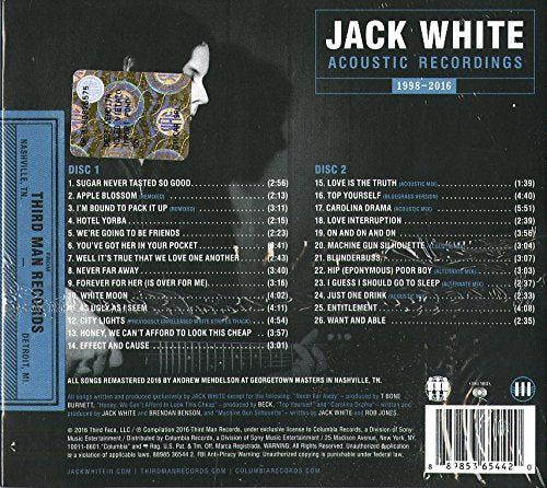 White, Jack/Acoustic Recordings [CD]