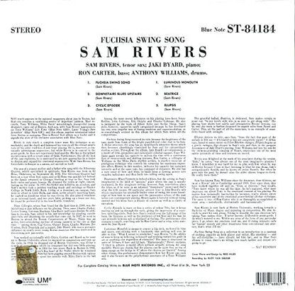 Rivers, Sam/Fuchsia Swing Song [LP]