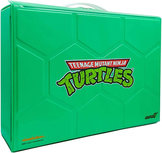 TMNT Carry Case with Michaelaneglo (Metallic) ReAction Figure [Toy]