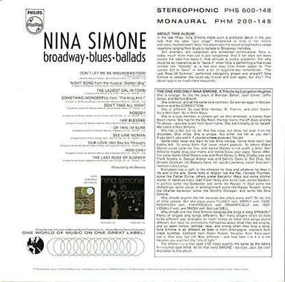 Simone, Nina/Broadway, Blues, And Ballads [LP]