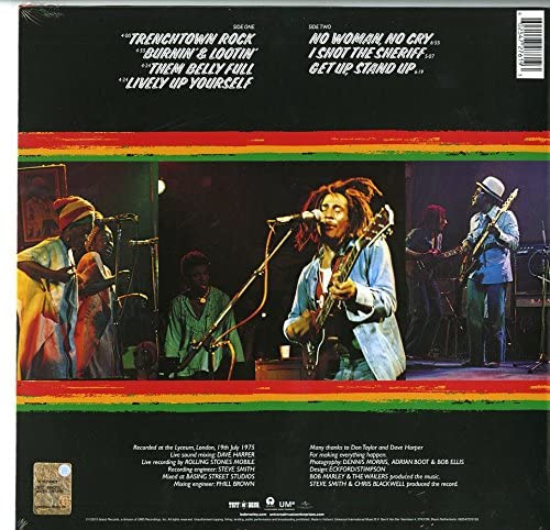 Marley, Bob/Live! [LP]