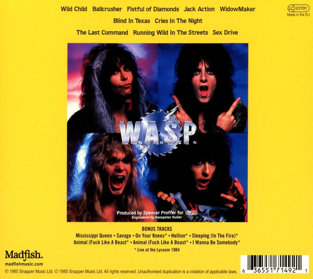 W.A.S.P/The Last Command [CD]