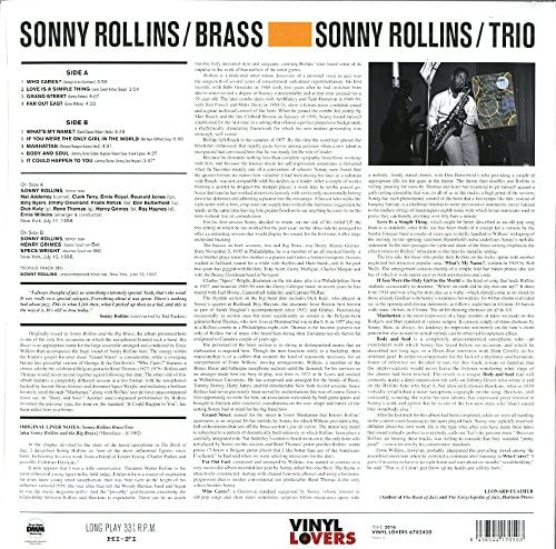 Rollin, Sonny/Brass - Trio [LP]