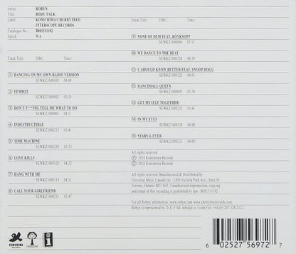 Robyn/Body Talk [CD]