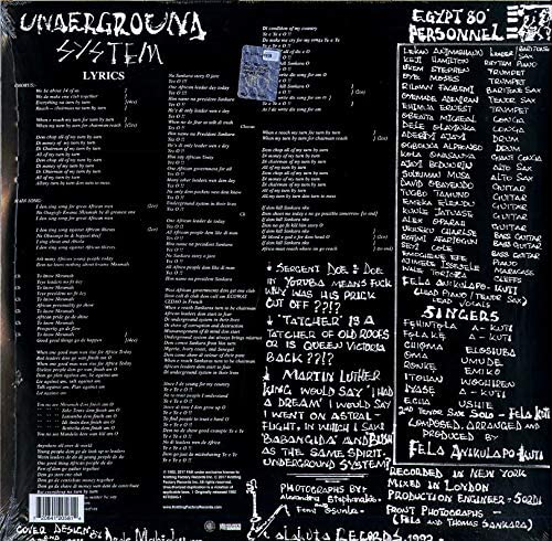 Kuti, Fela/Underground System [LP]