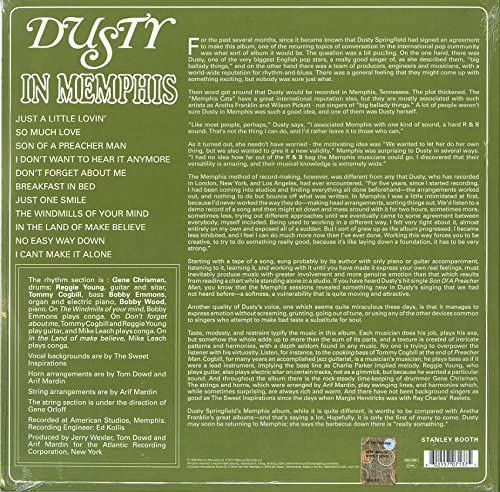 Springfield, Dusty/In Memphis [LP]