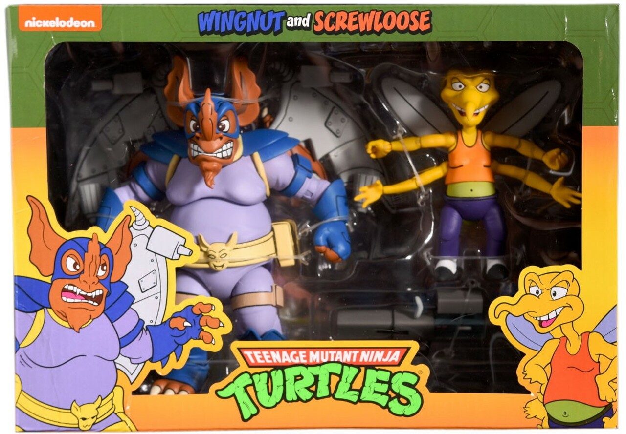 NECA/TMNT Cartoon: Wingnut & Screwloose (Neca 7") [Toy]