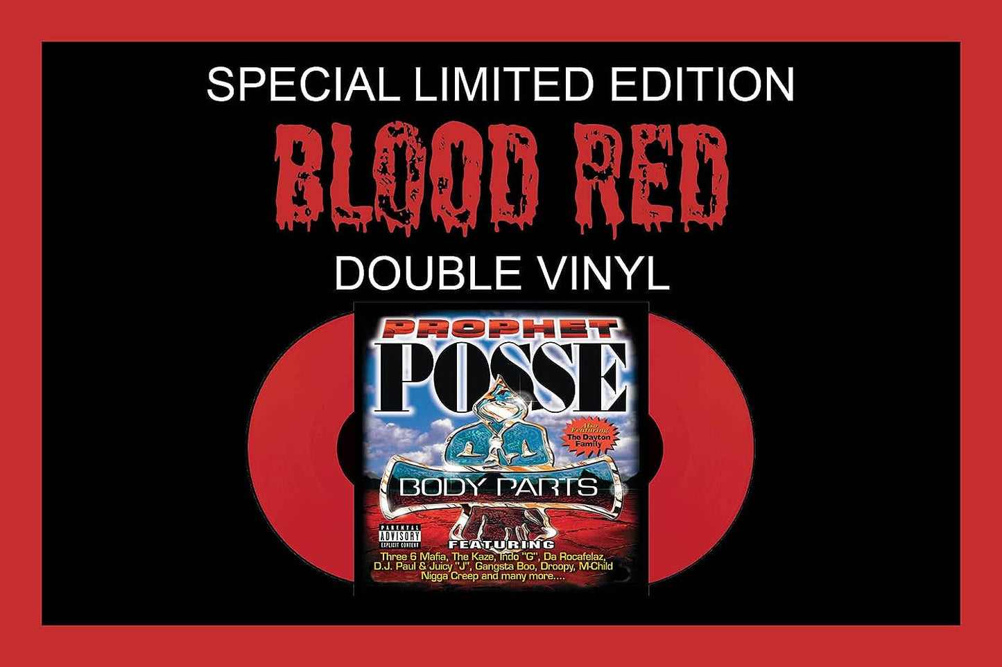 Prophet Posse/Body Parts (Blood Red Vinyl) [LP]