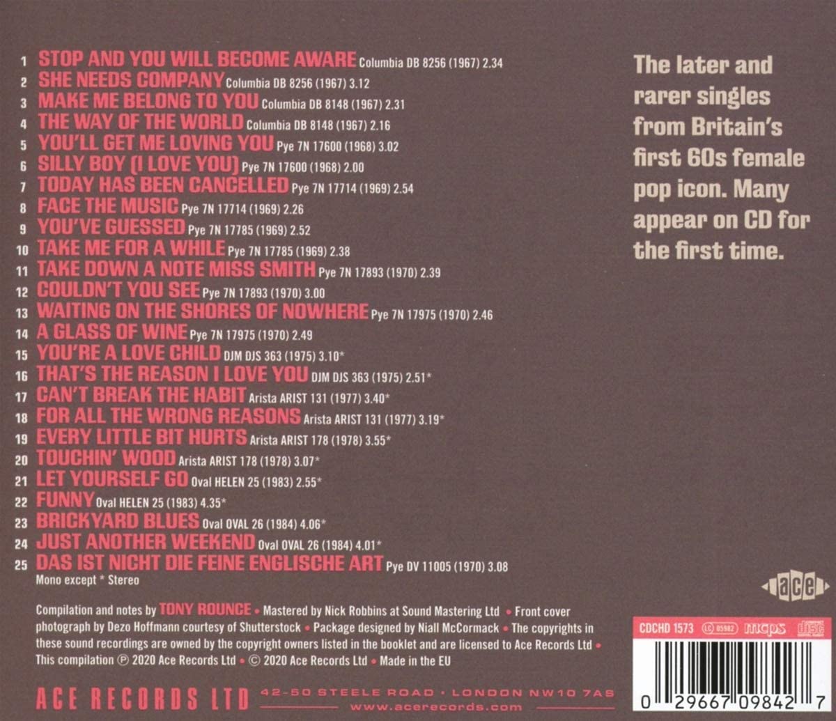 Shapiro, Helen/Face The Music: The Complete Singles 1967-1984 [CD]
