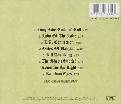 Rainbow/Long Live Rock n Roll [CD]