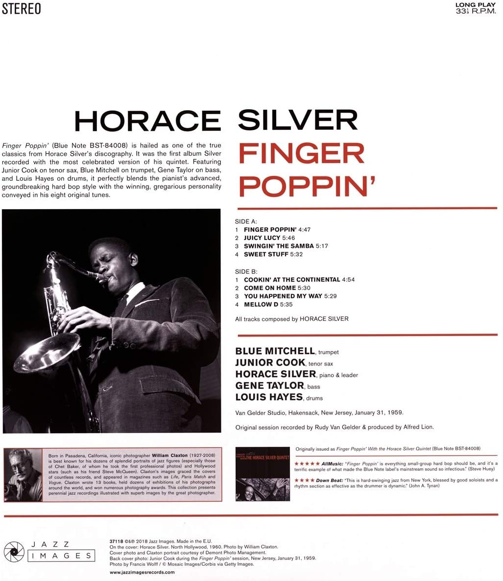 Silver, Horace/Finger Poppin' [LP]