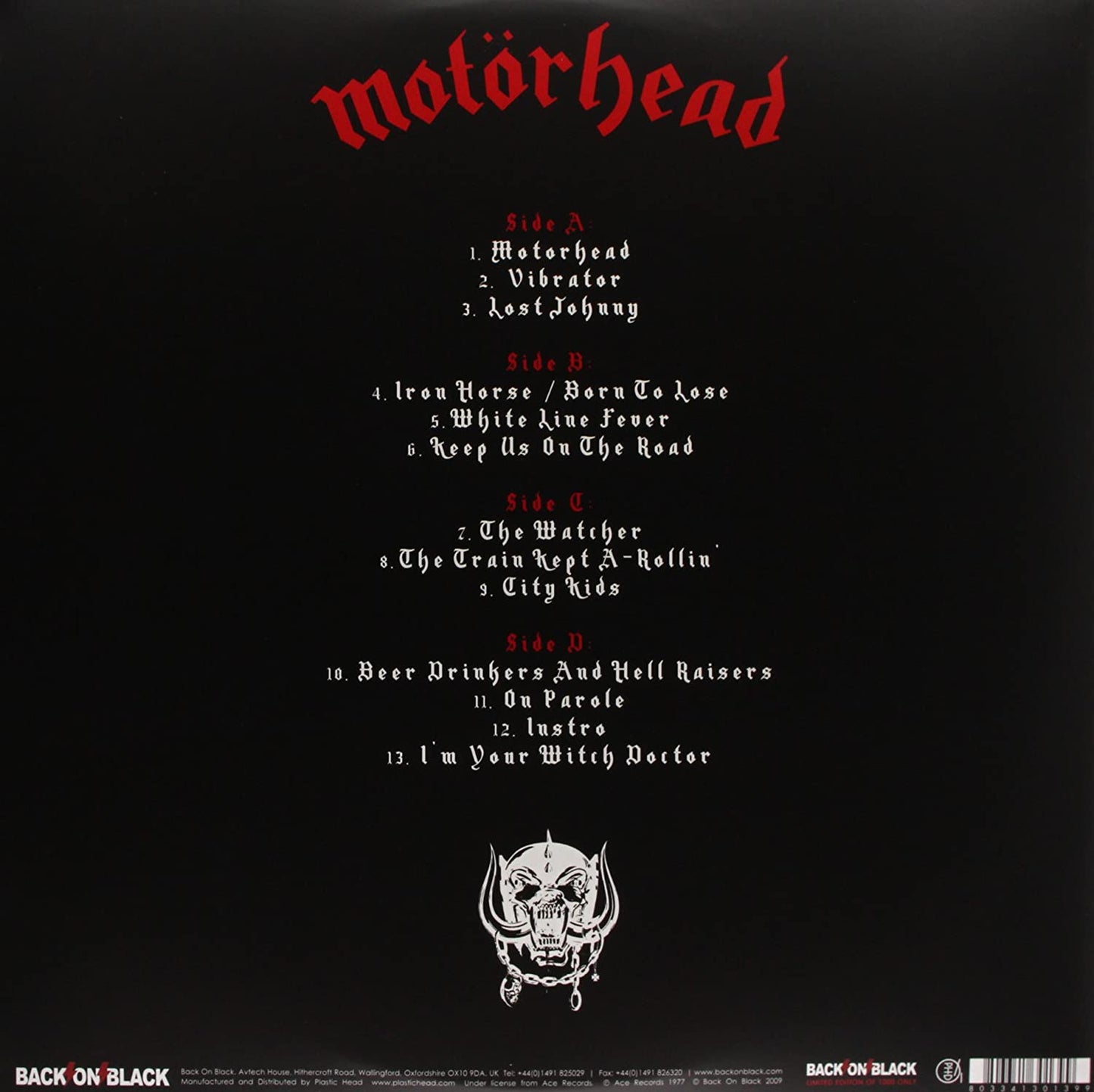 Motorhead/Motorhead [LP]