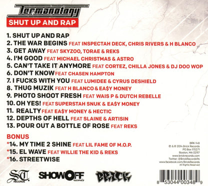 Termanology/Shut Up and Rap [CD]