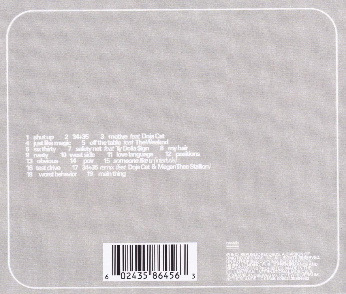 Grande, Ariana/Positions (Limited Deluxe) [CD]