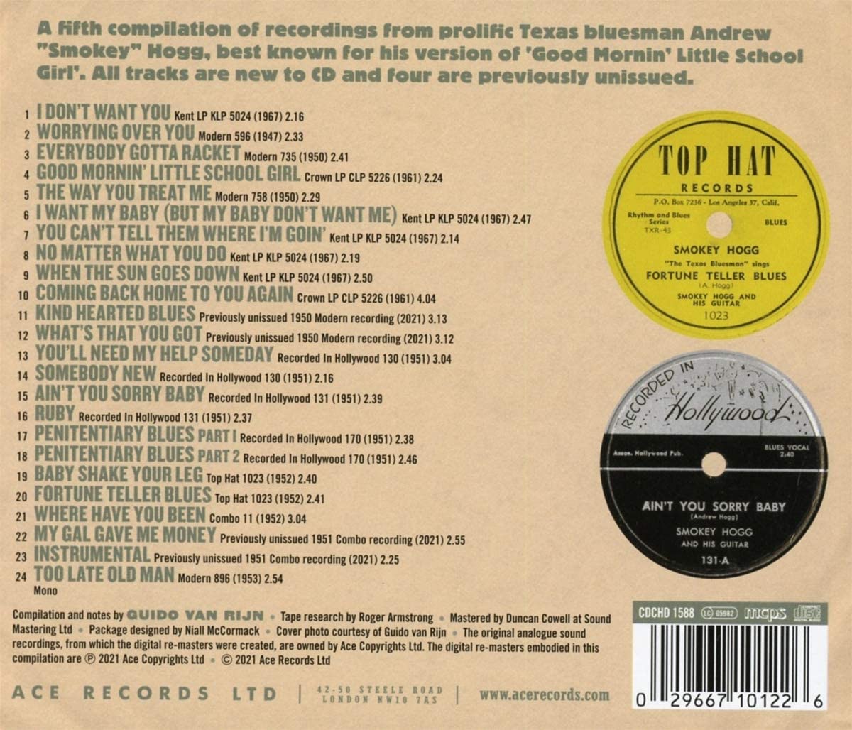 Hogg, Smokey/The Texas Blues Of Smokey Hogg [CD]