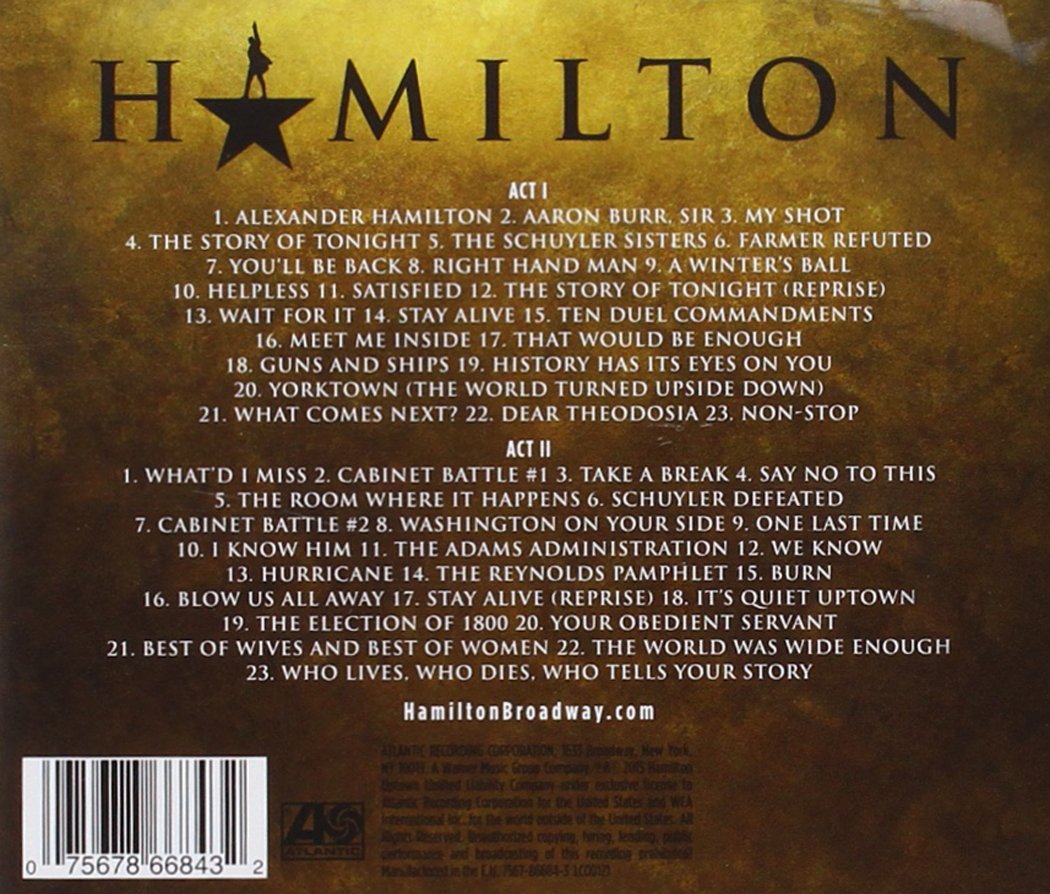 Soundtrack/Hamilton [CD]