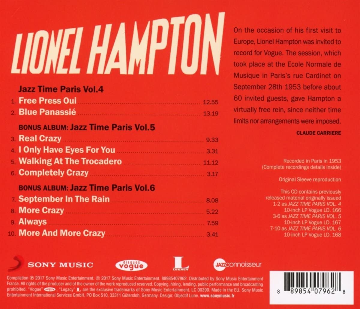 Hampton, Lional/Jazz Time Paris - Vol. 4 [CD]