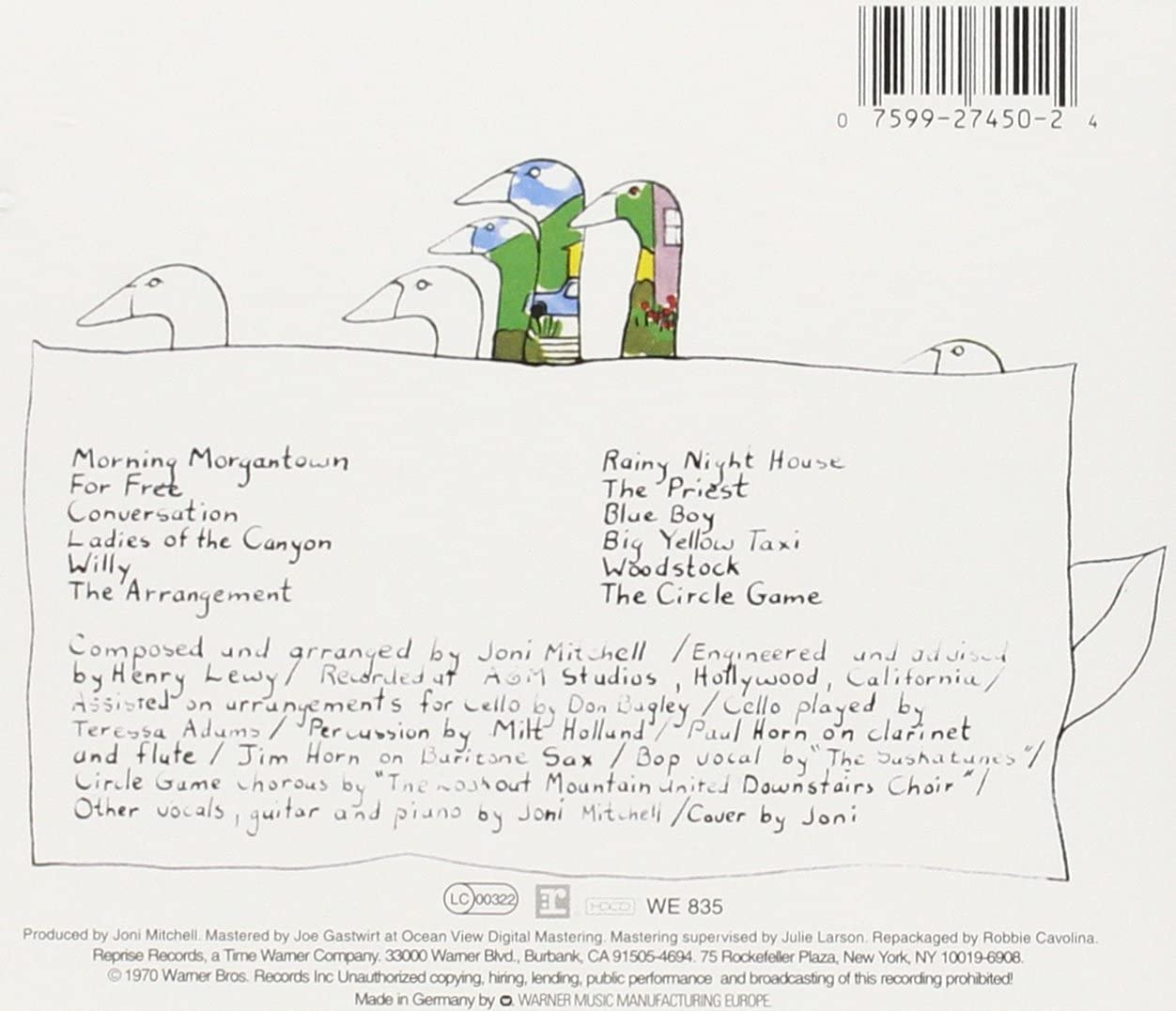 Mitchell, Joni/Ladies of the Canyon [CD]