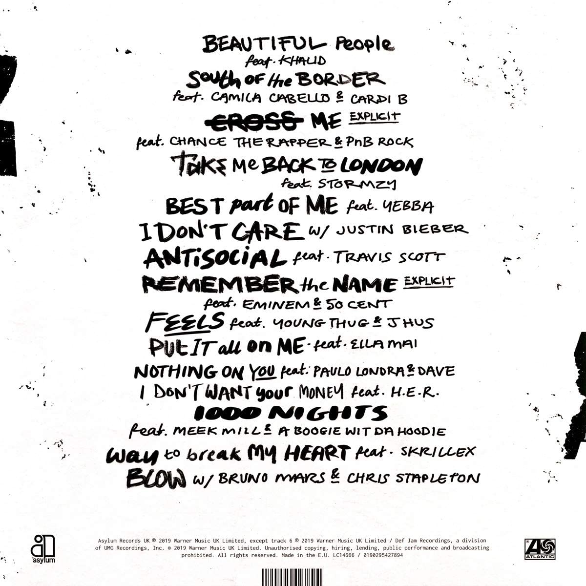 Sheeran, Ed/No. 6 Collaborations [LP]
