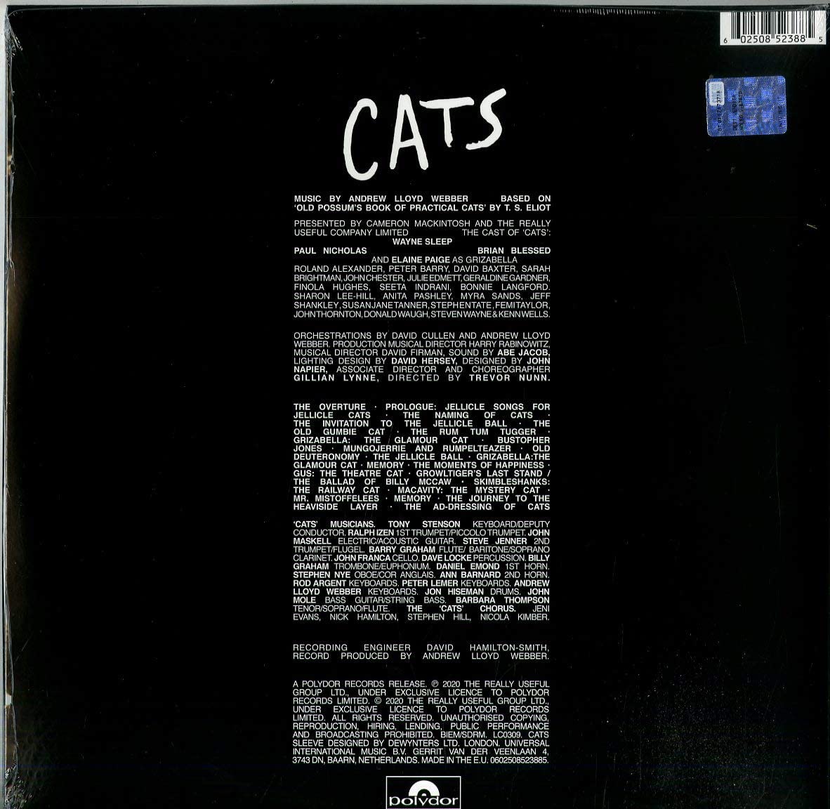 Soundtrack/CATS (Orginal Cast Recordings) [LP]