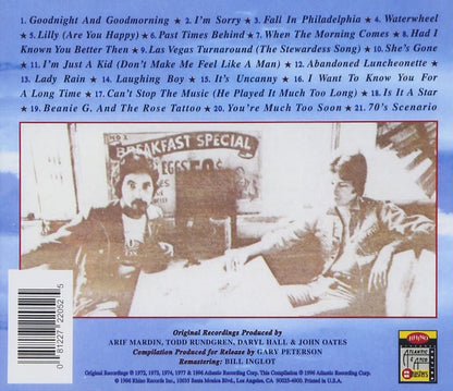 Hall & Oates/The Atlantic Collection (21 Tracks) [CD]