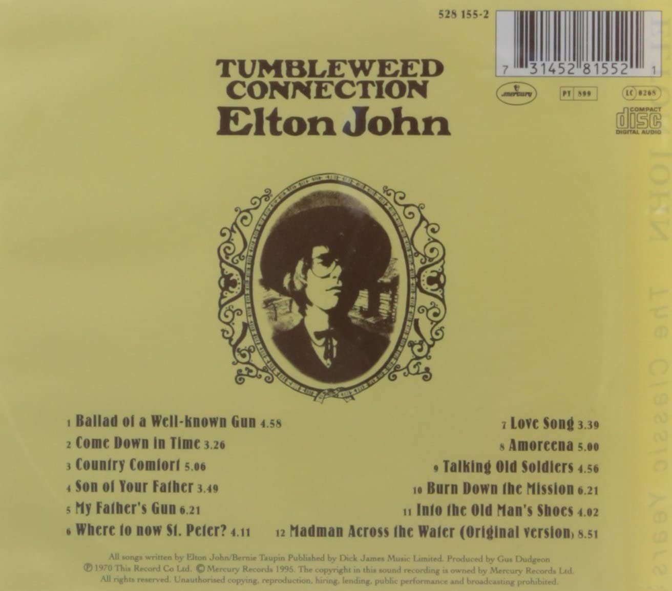 John, Elton/Tumbleweed Connection [CD]