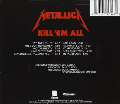 Metallica/Kill 'Em All [CD]