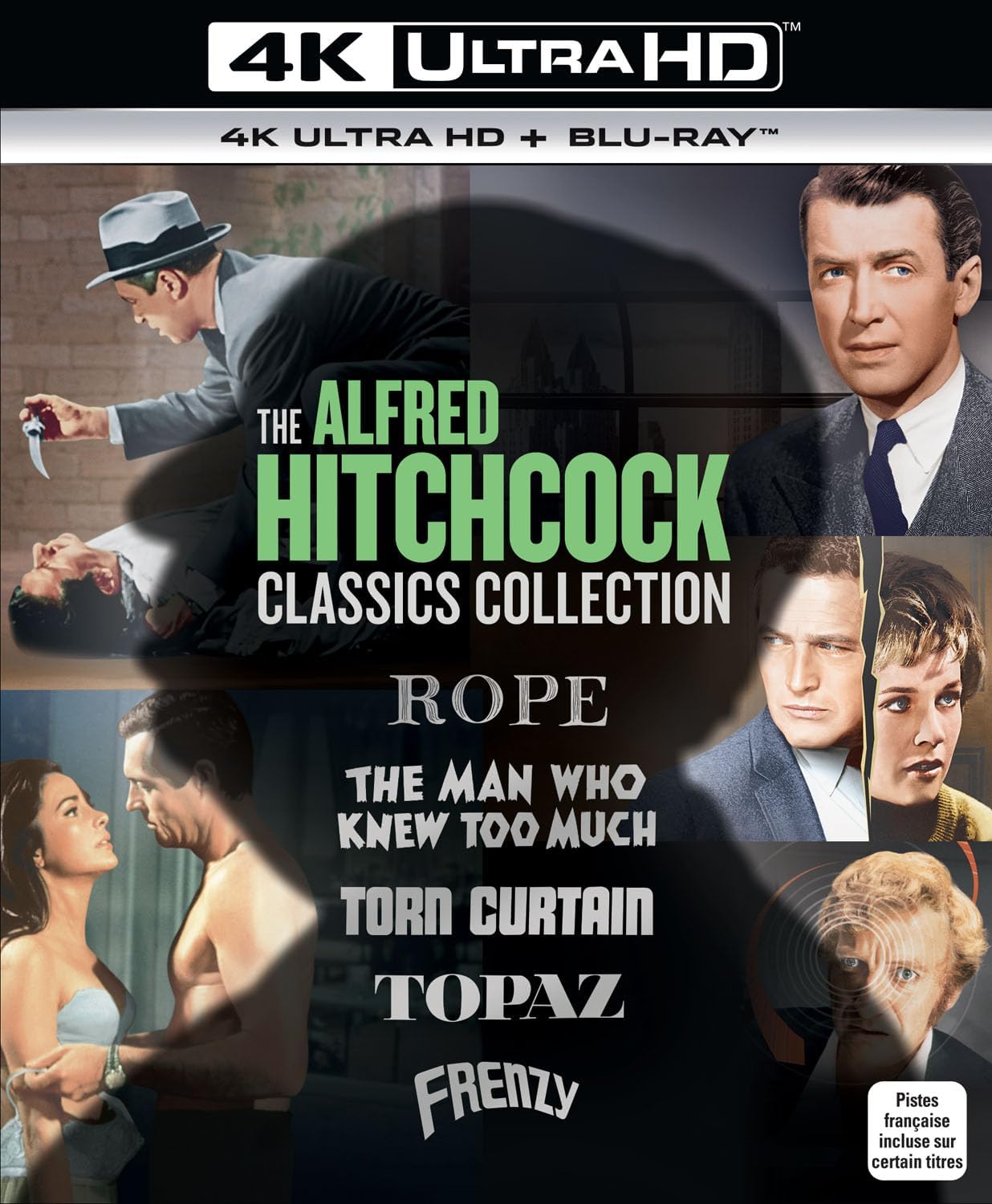 Alfred Hitchcock Classics Collection (4K-UHD + Bluray)