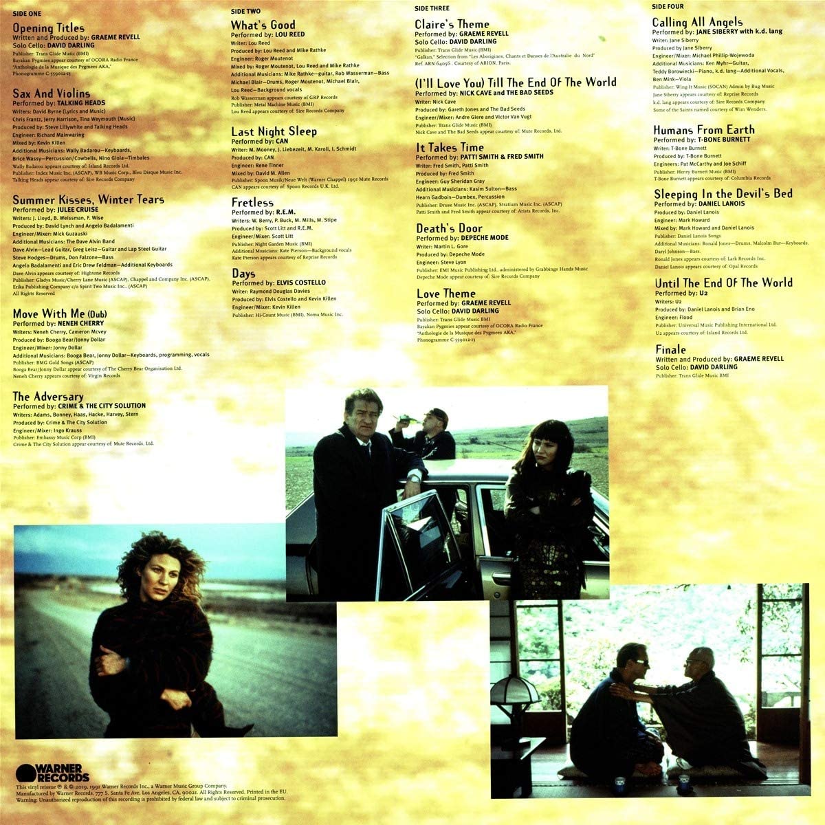 Soundtrack/Until the End of the World [LP]
