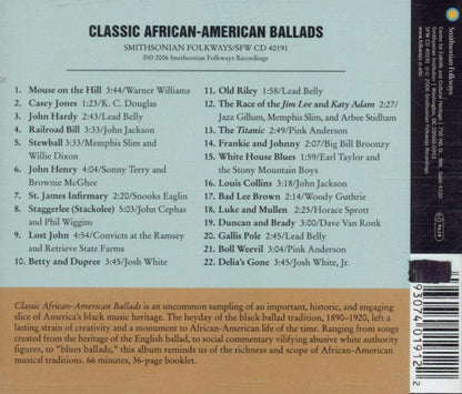 Classic African American Ballads from Smithsonian Folkways [CD]