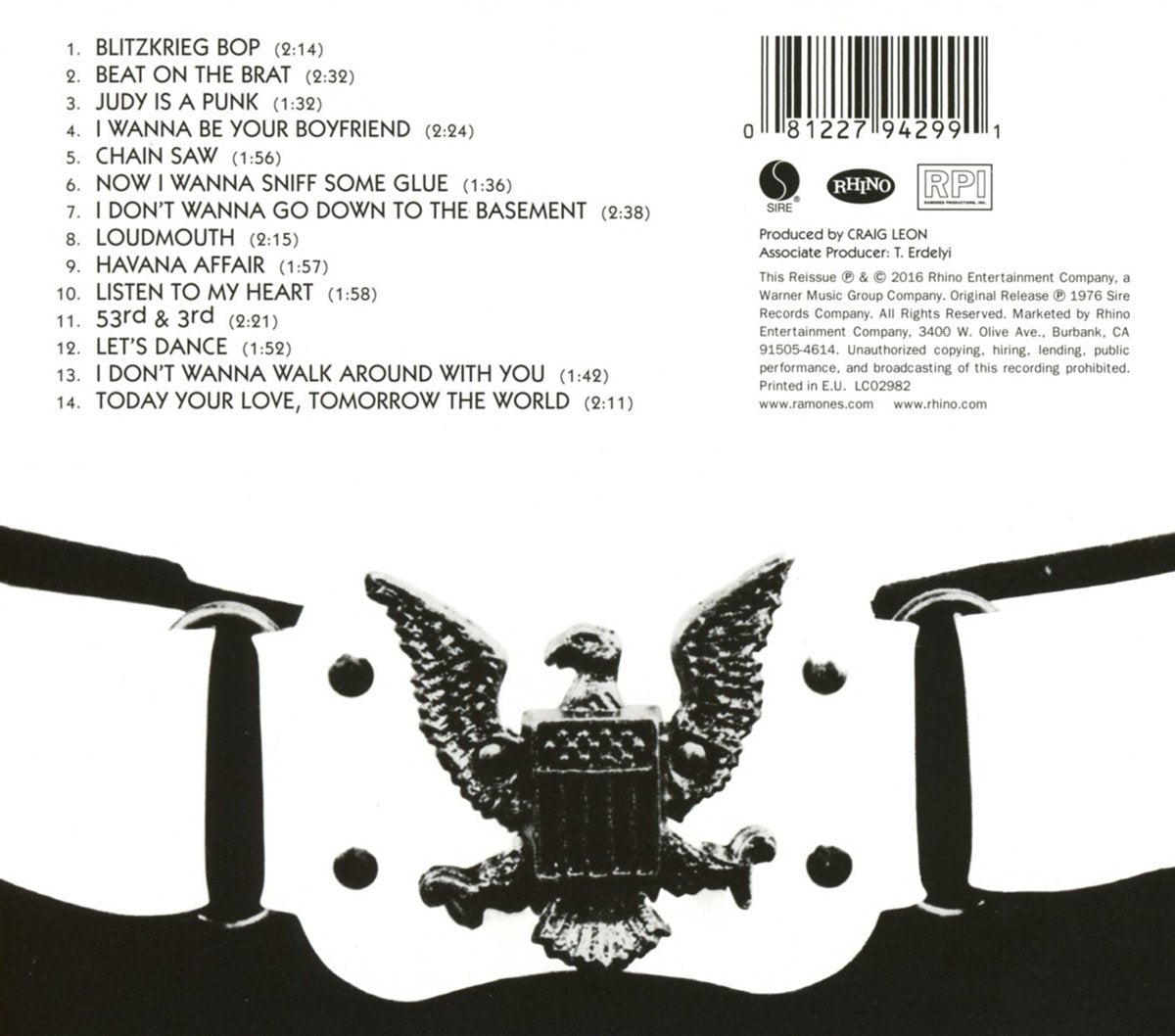 Ramones/Ramones - 40th Anniversary Edition [CD]