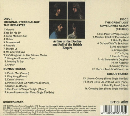 Kinks, The/Arthur or the Decline and Fall of the British Empire (50th Ann. 2CD) [CD]