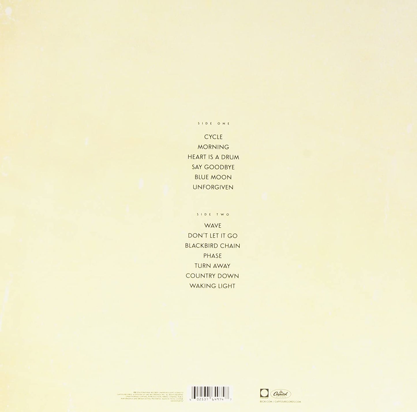 Beck/Morning Phase [LP]