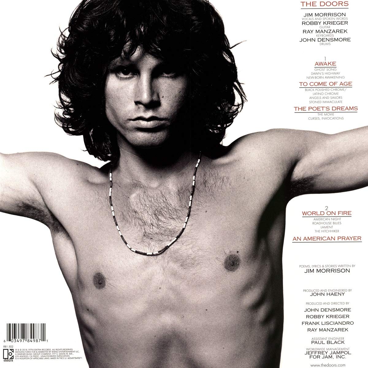 Doors, The/Jim Morrison/An American Prayer [LP]
