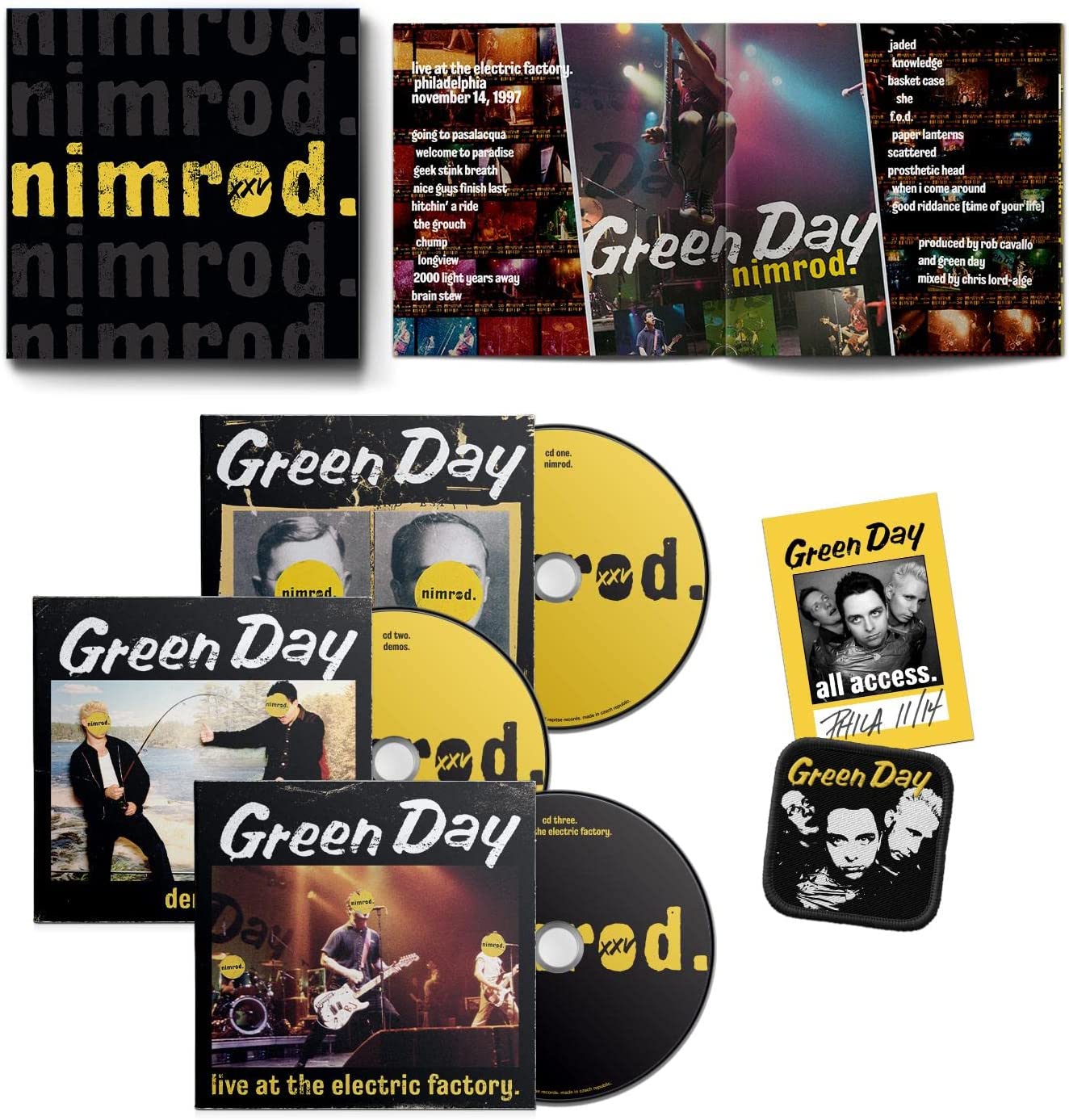 Green Day/Nimrod: 25th Anniversary (3CD) [CD]