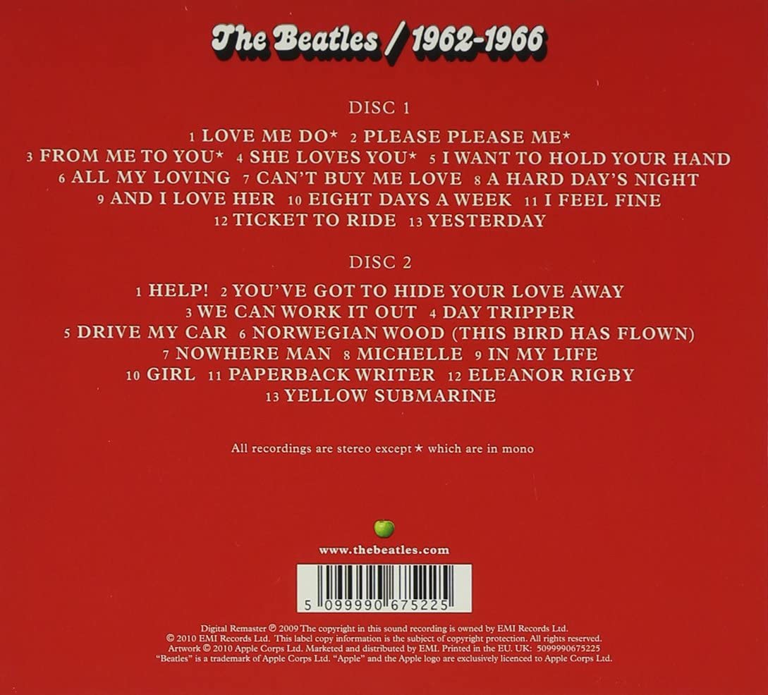 Beatles, The/1962-1966 (Red) [CD]