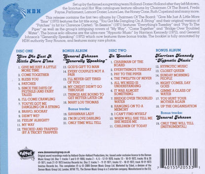 Chairmen of the Board/Give Me Just A Little More & In Session Plus [CD]