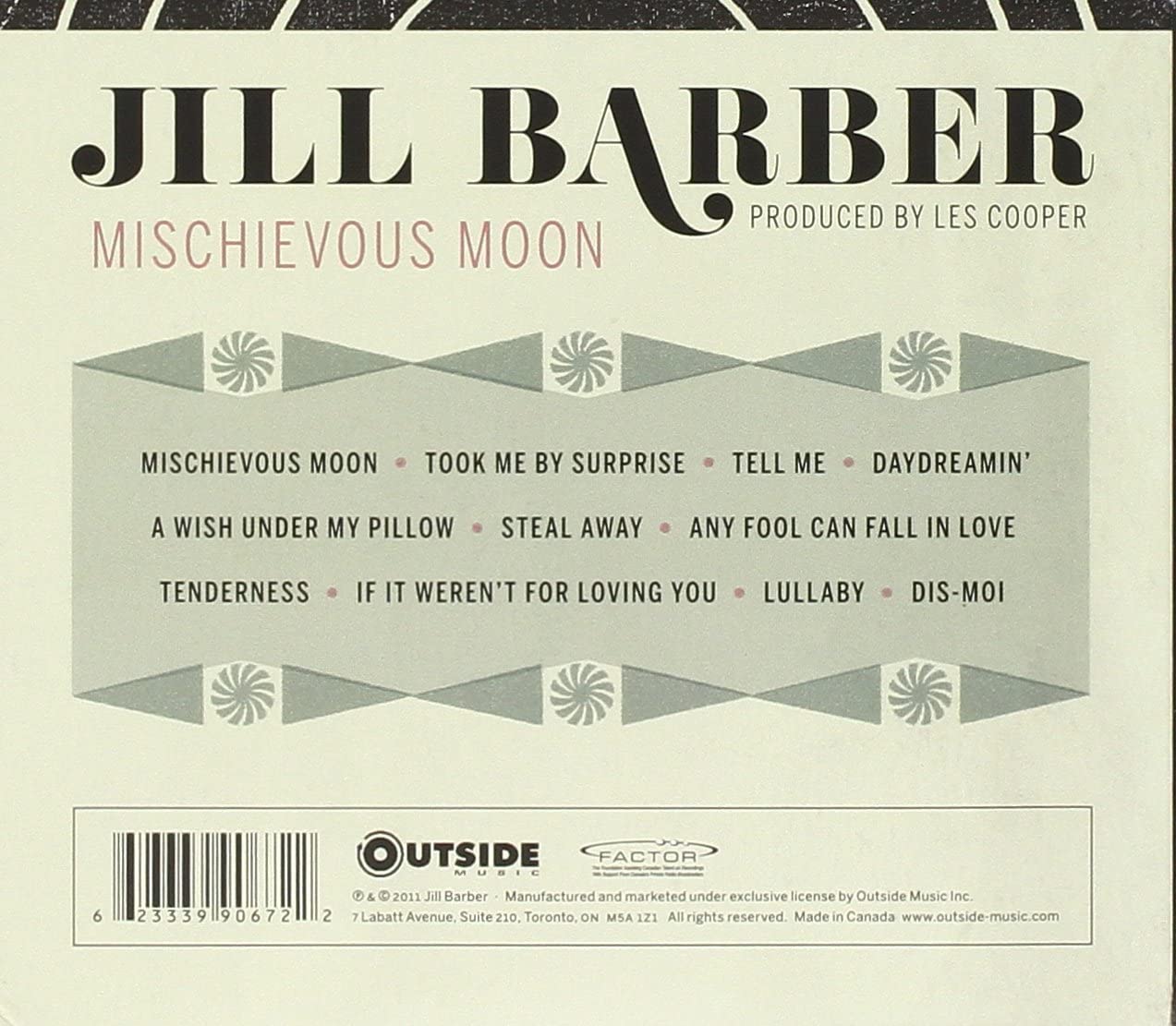 Barber, Jill/Mischievous Moon [CD]