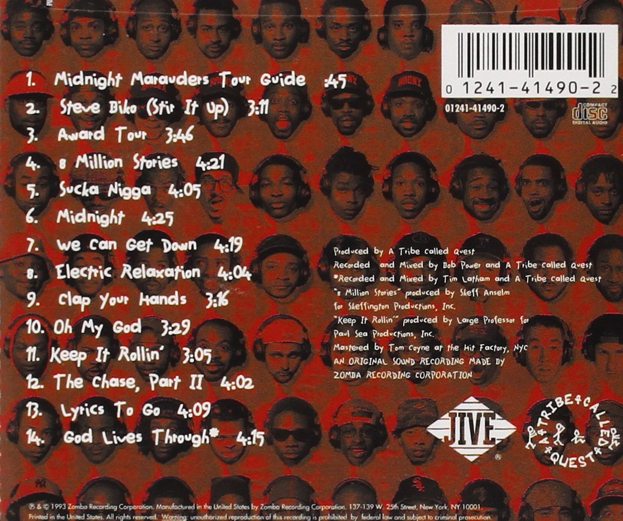 Tribe Called Quest, A/Midnight Marauders [CD]