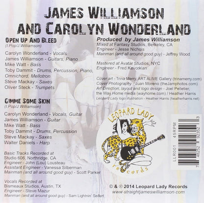 Williamson, James & Carolyn Wonderland/Open Up and Bleed [7"]