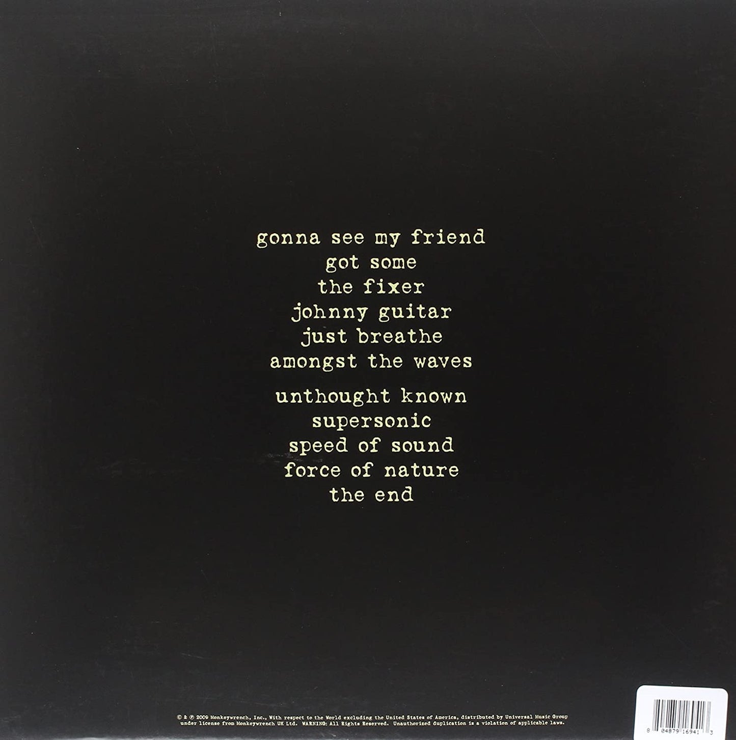 Pearl Jam/Backspacer [LP]