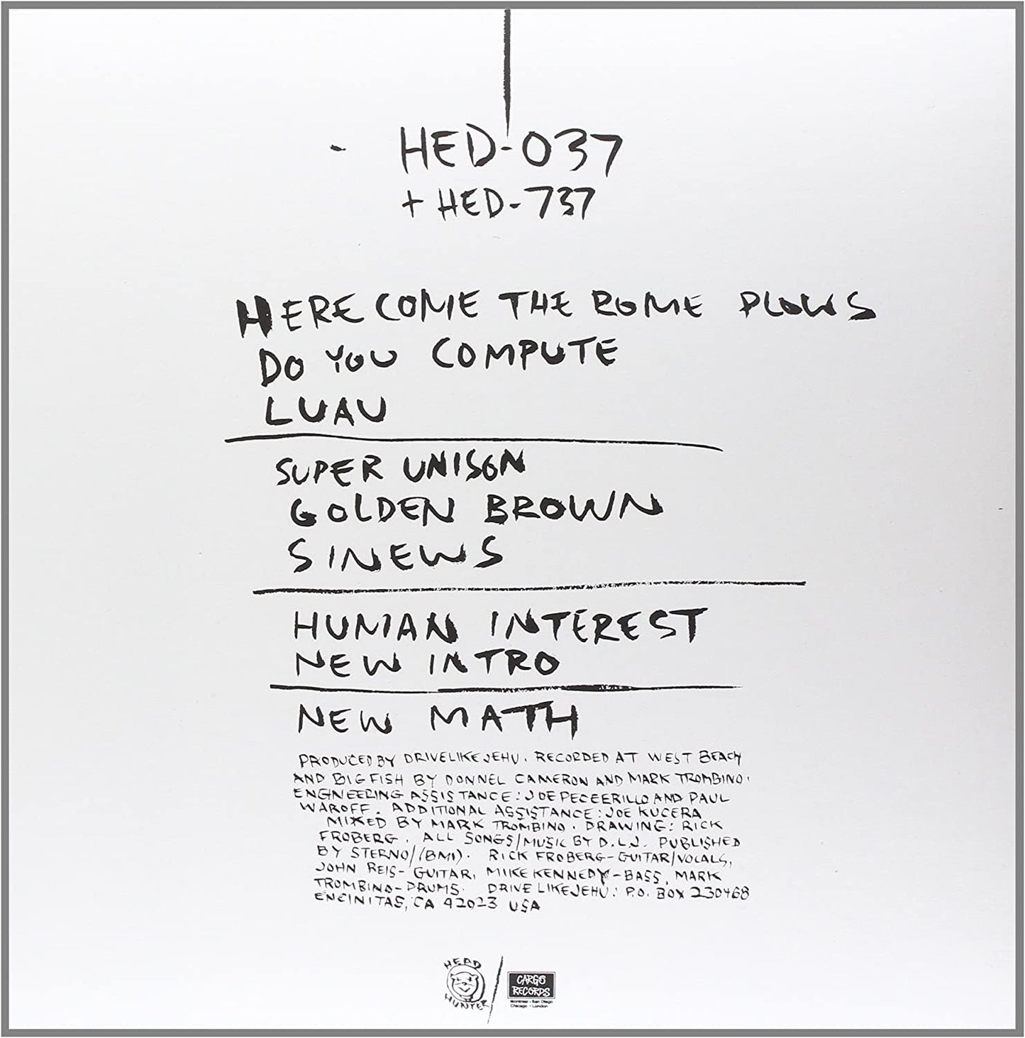 Drive Like Jehu/Yank Crime (LP + 7") [LP]